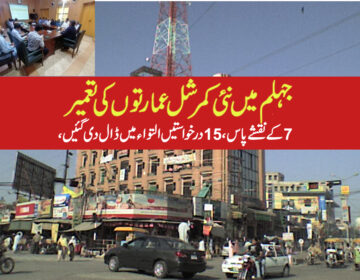 جہلم میں کمرشل بلڈنگز