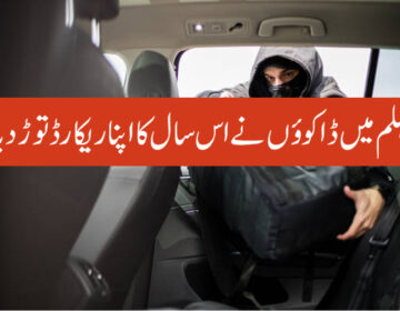 ڈاکوؤں نے اس سال کا اپنا ریکارڈ توڑ دیا