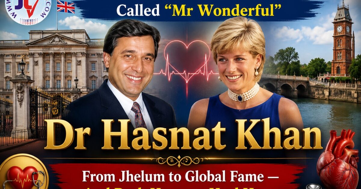 Dr Hasnat Khan, the cardiothoracic surgeon from Jhelum known for his relationship with Princess Diana, who returned to Pakistan in 2026.