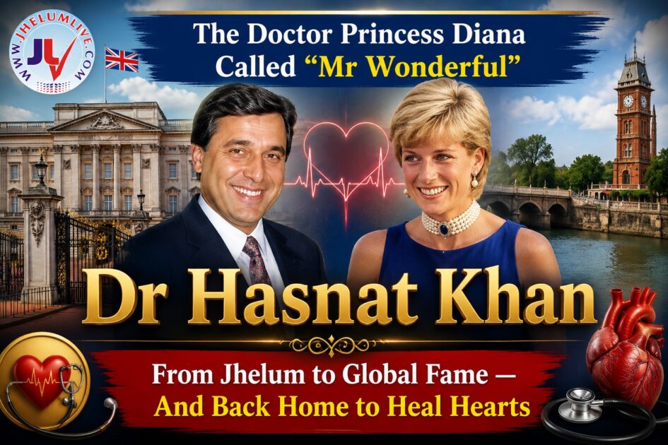Dr Hasnat Khan, the cardiothoracic surgeon from Jhelum known for his relationship with Princess Diana, who returned to Pakistan in 2026.