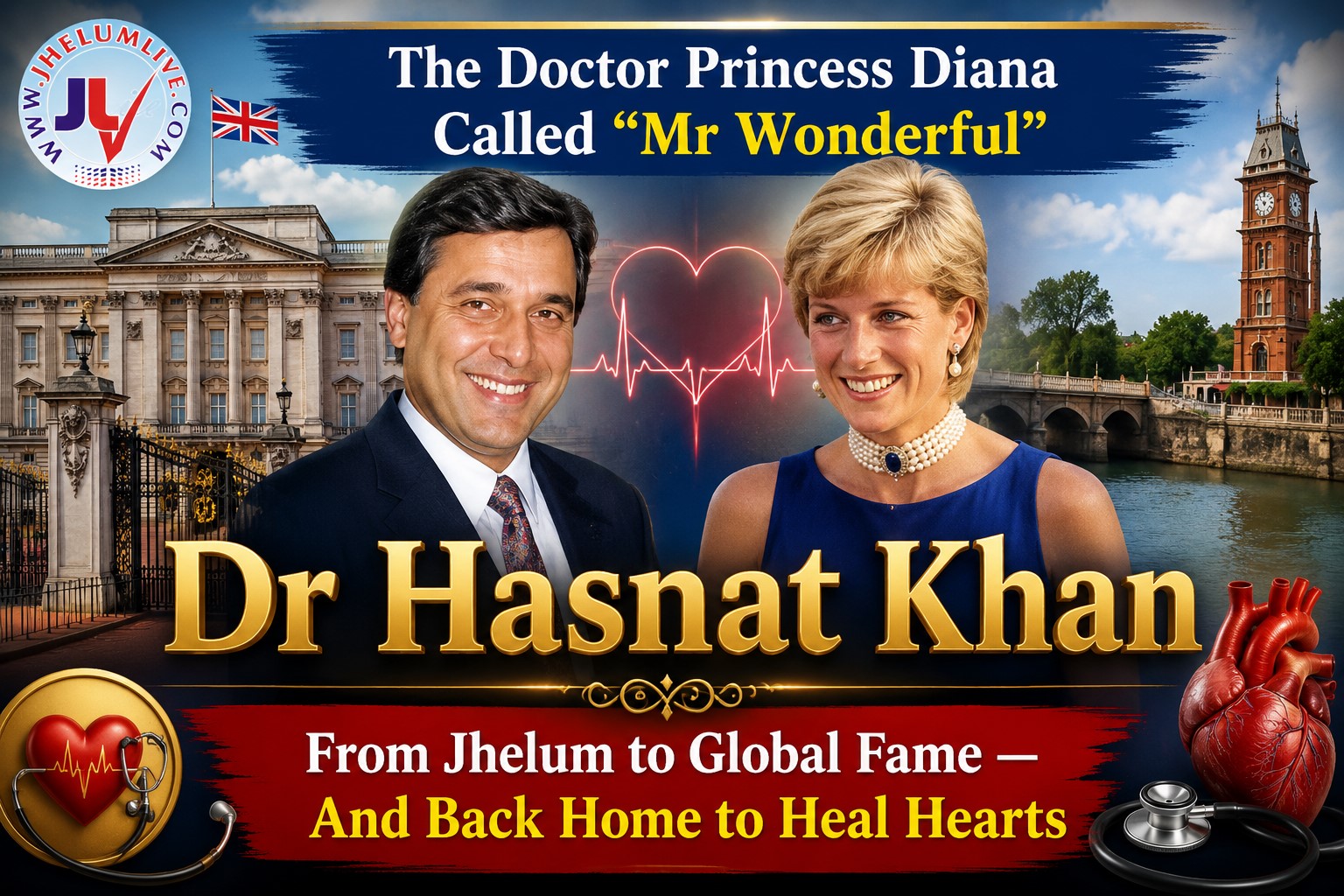 Dr Hasnat Khan, the cardiothoracic surgeon from Jhelum known for his relationship with Princess Diana, who returned to Pakistan in 2026.