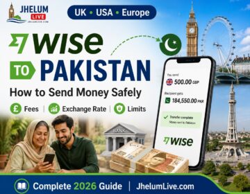 Sending money to Pakistan using Wise transfer app
